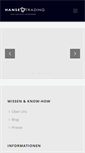 Mobile Screenshot of hansetrading.de